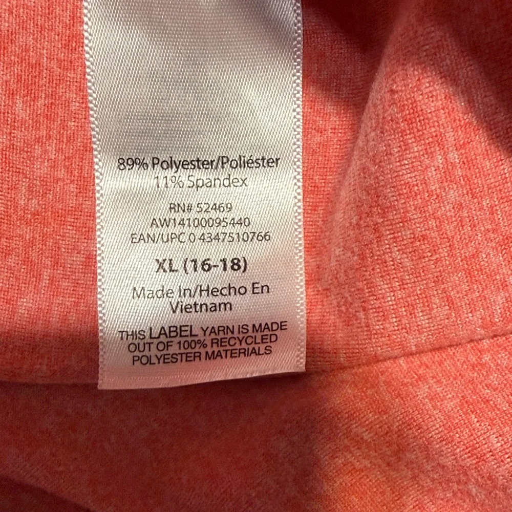 Athletic Works Coral & Mint athletic stretch Shorts - Picture 4 of 5